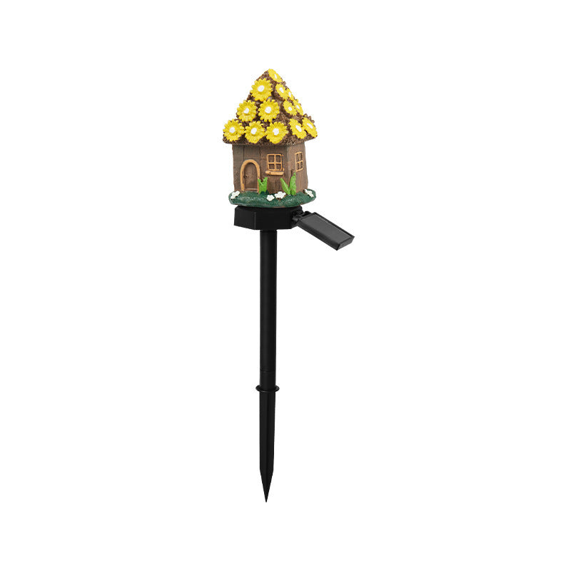 Outdoor Waterproof LED Solar Lights Mushroom Houses