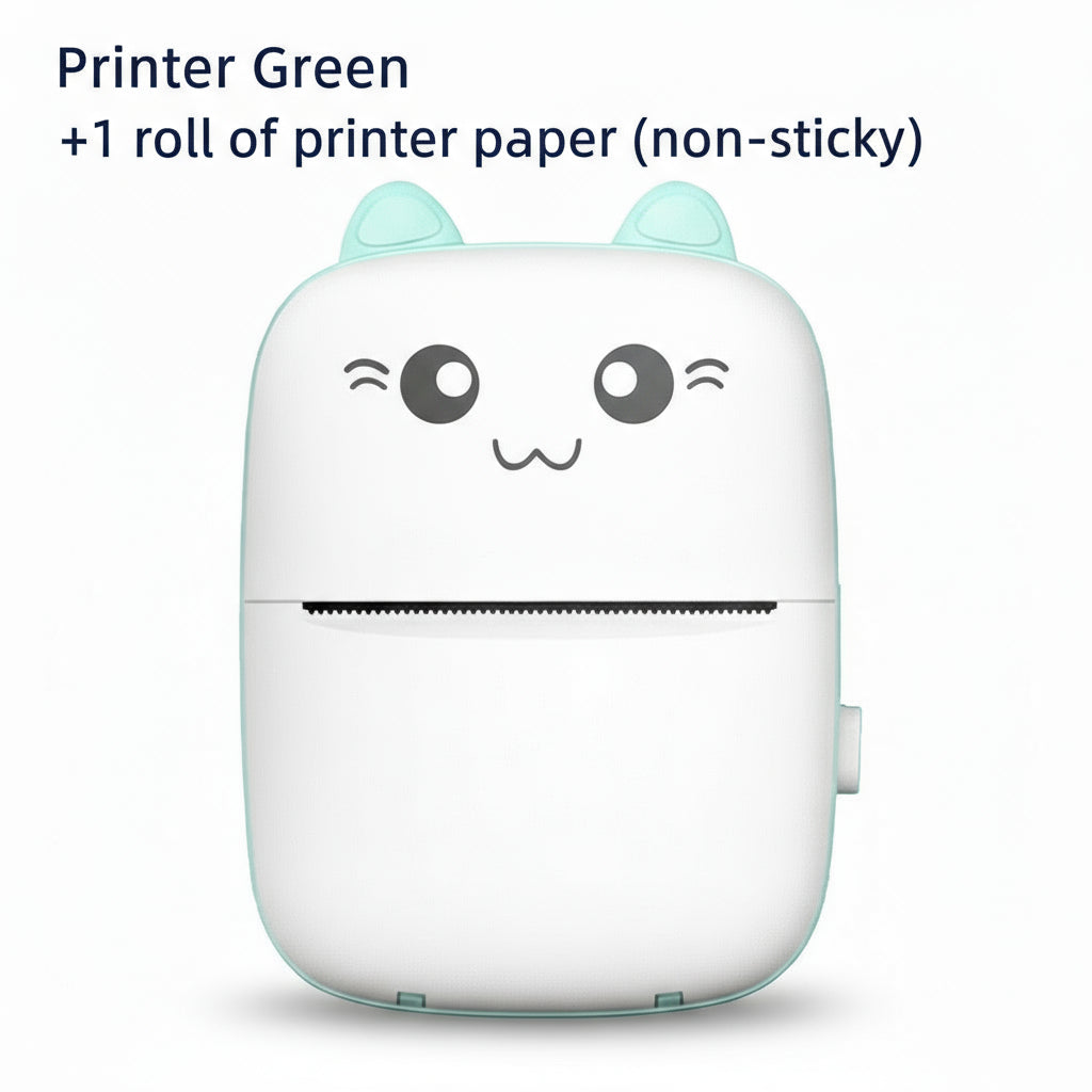 Mini Bluetooth Printer –  for Notes, Stickers & Study