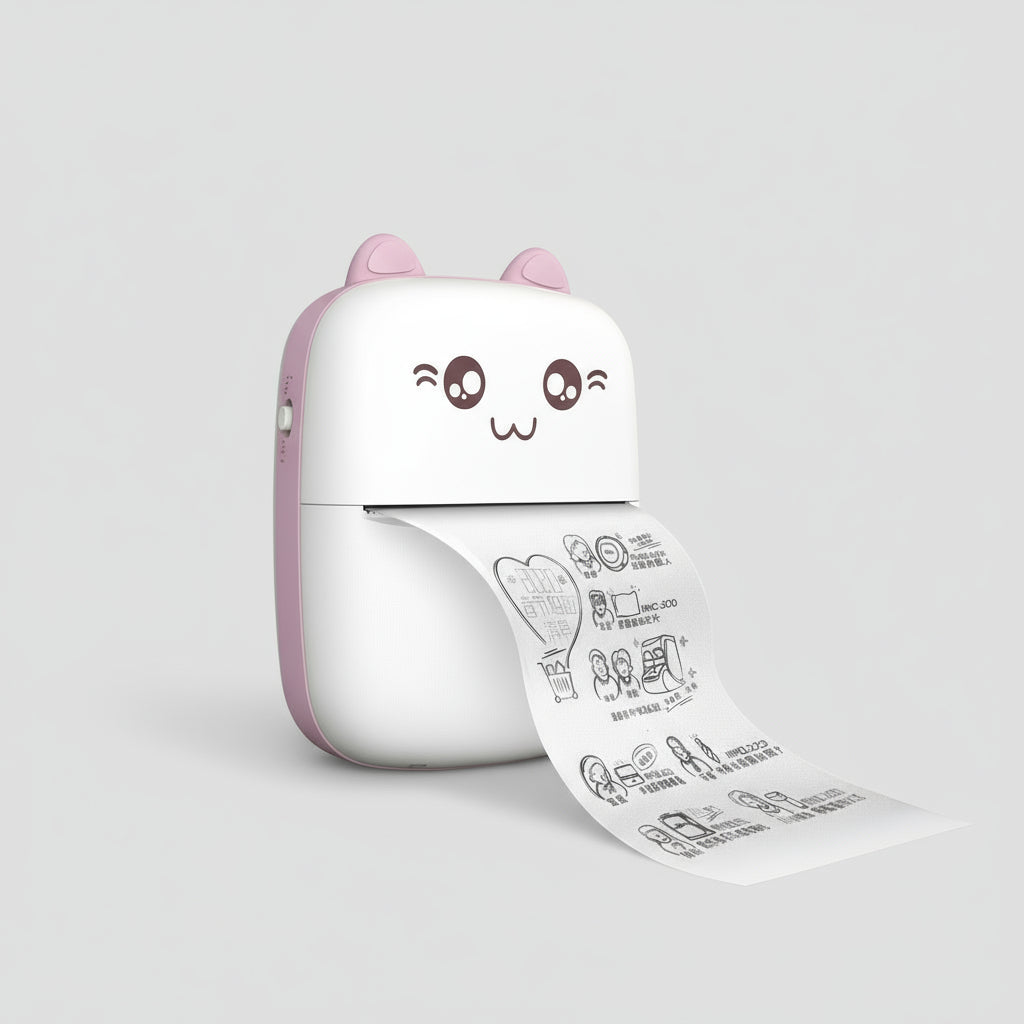 Mini Bluetooth Printer –  for Notes, Stickers & Study