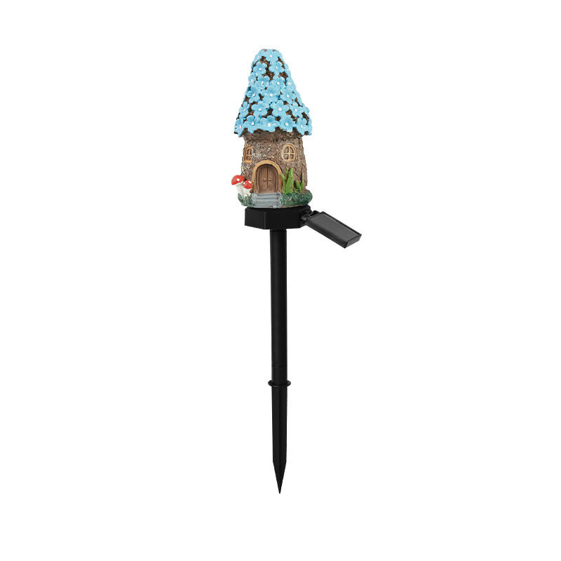 Outdoor Waterproof LED Solar Lights Mushroom Houses
